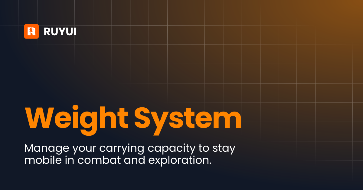 Weight System | RUYUI